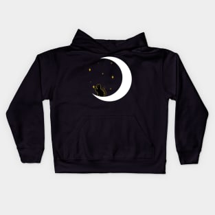 Cat-ching star Kids Hoodie